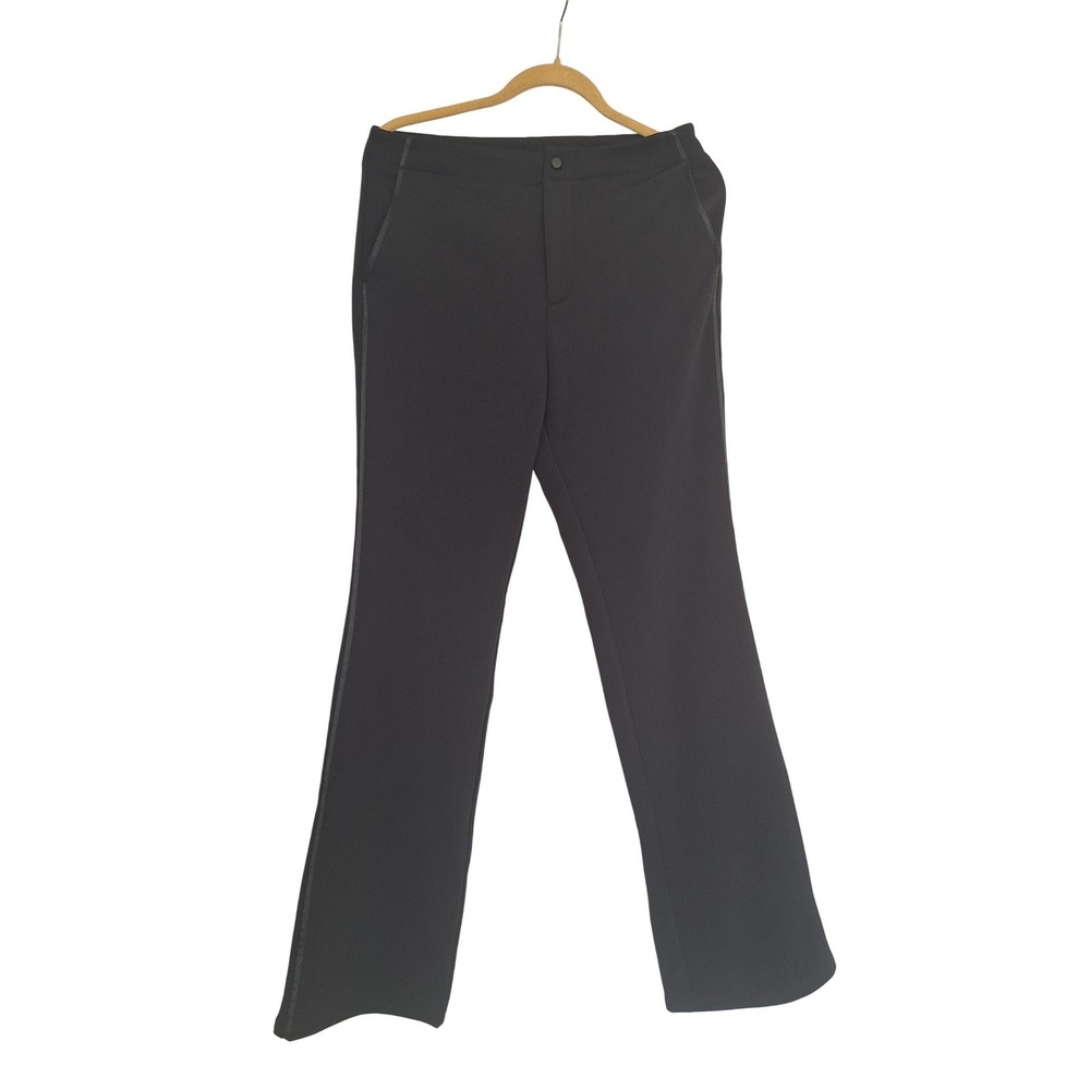 Anthropologie Maeve Knit Flare Pants Black size 8T